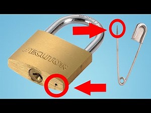 How to open lock without key