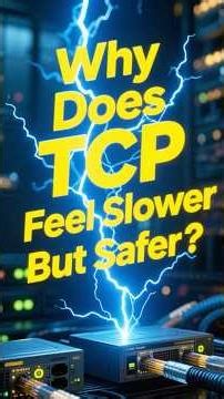 Why Does TCP Feel Slower But Safer? #shorts #viralshorts #ccna