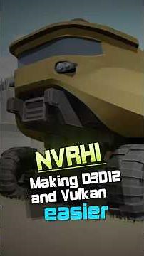 NVRHI - making D3D12 and Vulkan easier #gamedev #3dgamedevelopment #gameengine