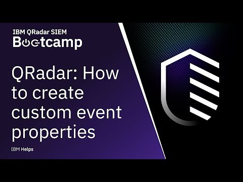 QRadar: How to create custom event properties