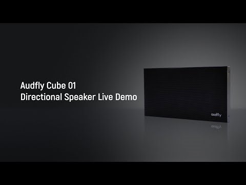 Audfly Cube-01 Directional Sound Speaker | Live Demo