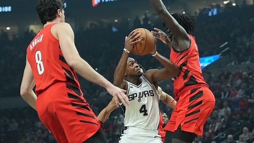 波特兰开拓者_NBA杯小组赛西部C组：马刺115-102开拓者_NBA杯小组赛西部C组：马刺115-102开拓者_【集锦】马刺115-102开拓者福克斯37 6 8率马刺反客为主战胜开拓者