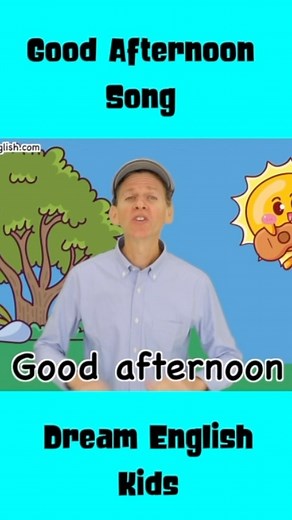 8.4K views · 56 reactions | The Good Afternoon Song is streaming now on the Dream English Kids Spotify and YouTube Channel! A fun and active way to start your Afternoon classes! #esl #efl #teachkidsenglish #englishsongsforkids | Dream English | Facebook