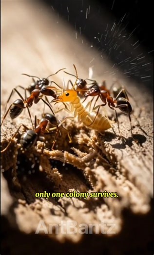Ants vs Termites: When They Meet, One Colony Falls.