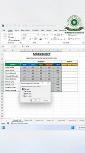 Amazing Tricks of Microsoft Excel! 📊✨ Unlock the real power of Microsoft Excel with these amazing tricks! From smart shortcuts and powerful formulas to time-saving tips that boost productivity, Excel can make your work faster, easier, and more professional. Whether you’re a student, professional, or data lover—these Excel tricks are a game changer! 🚀 Hashtags: #MicrosoftExcel #ExcelTricks #ExcelTips #ExcelShortcuts #ExcelSkills #DataAnalysis #OfficeTips #ProductivityHacks #LearnExcel #ExcelLea