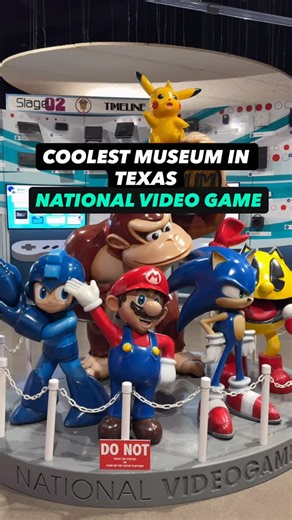 BEST THINGS TO DO IN TEXAS: NATIONAL VIDEO GAME MUSEUM Follow @theaustintourist for more! Step inside the @nvmusa in Frisco, Texas. It’s the only museum in the country completely dedicated to video game history! Plan to spend hours here! -Explore 20 interactive exhibits including Gameboy & VR -Play giant Pong & giant Tetris, vintage arcade & retro bedroom set up for Duck Hunt - Learn the history of the industry while being fully immersed in gaming culture -Play classics and discover games you ne