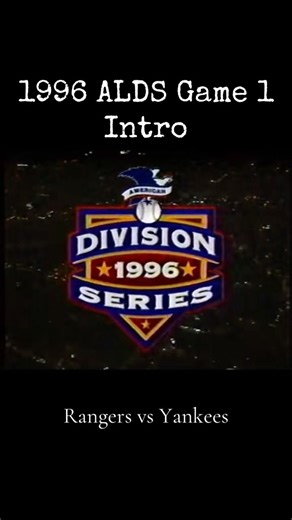 1996 ALDS Intro #yankees #90s #mlb #baseball #throwback