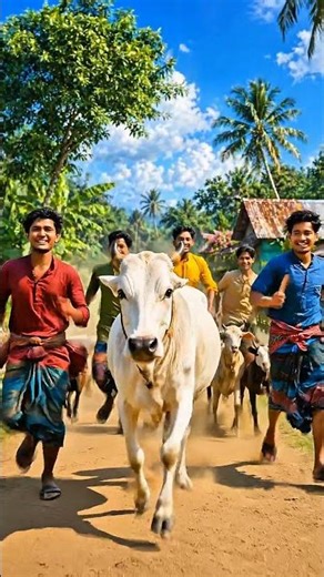 Kurbani Mubarak 2026 | Young Men Running With Cow | Goru Video 🐄✨| Village Scene | Part 3