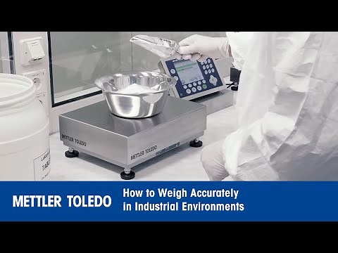 How to Weigh Accurately in Industrial Environments - Product Video - METTLER TOLEDO Industrial - en