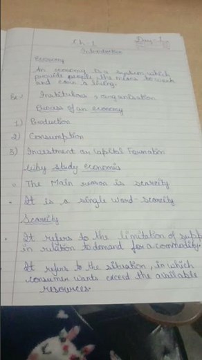 Day-1 for complete economics class 11