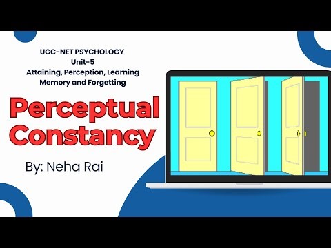 Target JRF 2025: Clear Your Concepts on Perceptual Constancy (Unit 5)