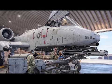 Inside the US Facility Rebuilding the A-10 Warthog’s MASSIVE Gatling Gun
