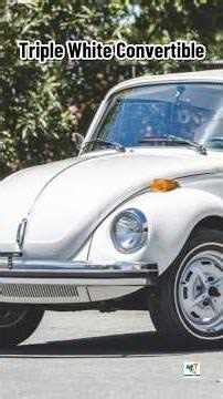 El Triple White: el vocho convertible que Volkswagen nunca quiso llamar edición especial