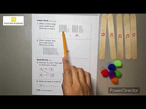 Go Math: 1st Grade Chapter 6.8 Homework and Practice Common Core Math: Show Numbers Different Ways