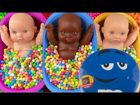 Satisfying Video l How to Make Rainbow Bathtubs into Mixing Slime with Glitter Pool Cutting ASMR