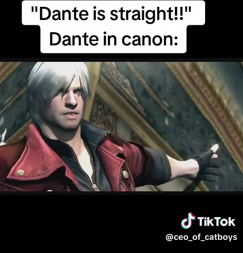 why does he get so into it like Dante musical kid confirm??? #capcom #gametok #dmc #devilmaycry #dante