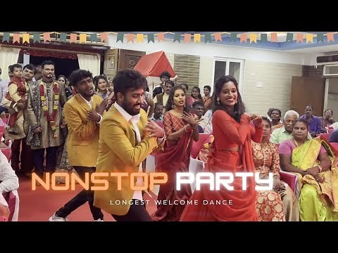 Tamil Marriage welcome dance @Chennai | Wedding welcome dance | Nonstop Dance Crew | Longest