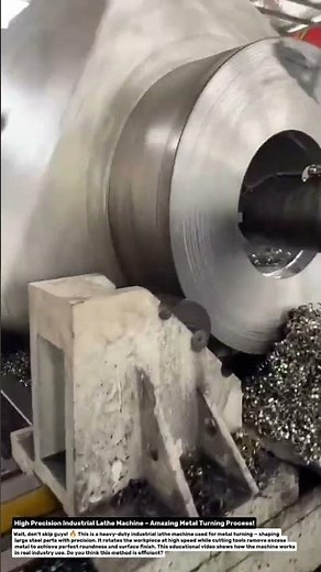 High Precision Industrial Lathe Machine – Amazing Metal Turning Process!.