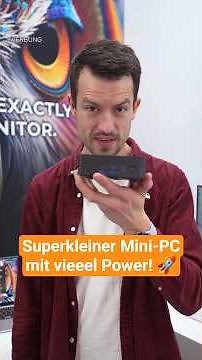 Do you believe me that this mini PC can handle 4 monitors? 🤯 #minipc #cubinuc #intelcoreultra #ce...