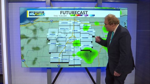 A few flurries or snow showers with warmer afternoon temperatures