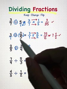 1.8K views · 87 reactions | Dividing Fractions | Basic Math Tutorial 勞 #mathlove #math | Math Love | Facebook