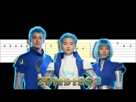 ZOMBIES 3! - Alien Invasion (Easy Guitar Tabs Tutorial)