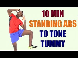 10 Minute Standing Abs Workout to Tone Your Tummy/ Standing Ab Circuit Workout