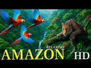 Amazon Rainforest Sounds | Deep Jungle Relaxing Music for Sleep, Meditation & Healing.