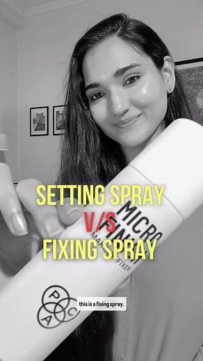Sone Kanwar | Skincare & Beauty on Instagram: "✨ Setting Spray vs. Fixing Spray—What’s the real difference? 🤔💄 A makeup setting spray 🧴 helps your makeup settle down and look more even & natural ✨—but it won’t make it last longer ⏳❌. A makeup fixing spray 🔒 is what locks everything in for hours ⏰, making your makeup transfer-proof & long-stay 💯💃. So, if you want your makeup to stay flawless all day 🌟, a makeup fixer is what you need! 💖 💬 Which one do YOU use—setting spray or fixing spra