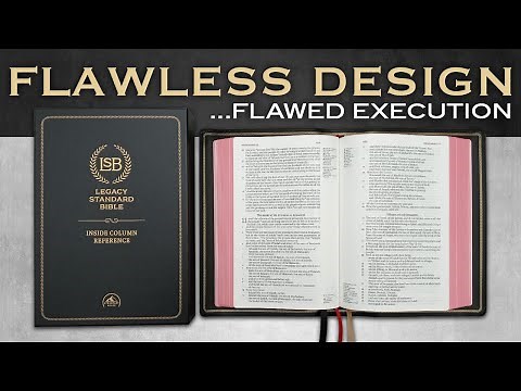 They Got The Most Important Thing Wrong... Steadfast LSB ICR Inside Column Reference Bible Review