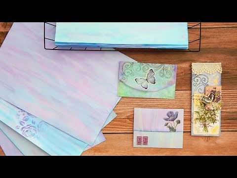 STUNNING COLORFUL PAPER HACK! How To COLOR DYE PAPER for Junk Journals! 3 Projects! Easy TUTORIAL!