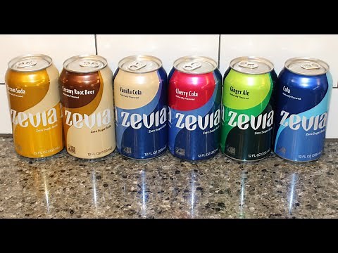 Zevia Zero Sugar Soda: Cream Soda, Root Beer, Vanilla Cola, Cherry Cola, Ginger Ale & Cola Review