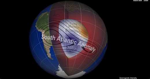SAA: Η ανωμαλία στο μαγνητικό πεδίο της Γης που κρατά τη NASA σε επιφυλακή - Documento