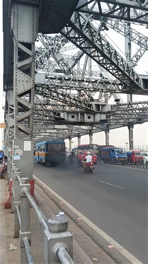 800 Miter Long Beautiful Howrah Bridge 🌉 #shorts #youtubeshorts #howrahbridge