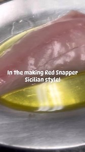 In the making-Red Snapper Sicilian style! 🙌🏼 #special #food #foddie #restaurante | Castucci's an Italian Joint