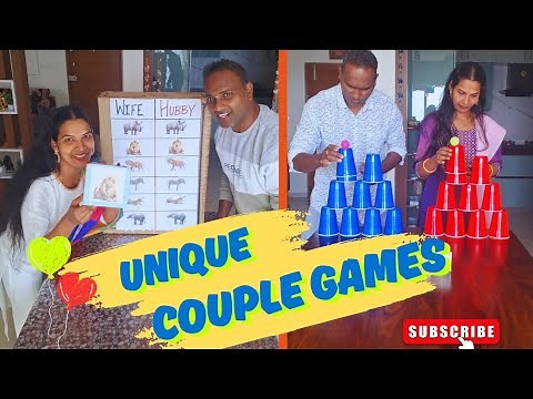 Top 5 Unique & Funny Couple Games for Party 🎉 | Anniversary & Indoor Game Ideas for Couples