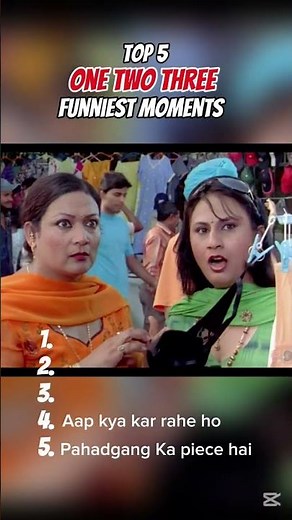 Funniest scenes in One Two Three movie #bollywood #funnymoments #pareshrawal #youtubeshorts