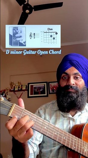 D minor Guitar Open Chord |Melophile Music & Guitar classes with SukhwinderKler #dminor #openchords