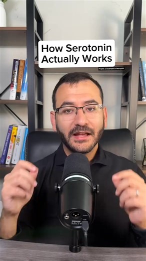 Most people misunderstand how serotonin actually works. Serotonin is shaped by how your brain interprets real respect, safety, and connection. #serotonin #serotoninboost #neuroscience #neurotransmitters #dopamine | Therapy To The Point
