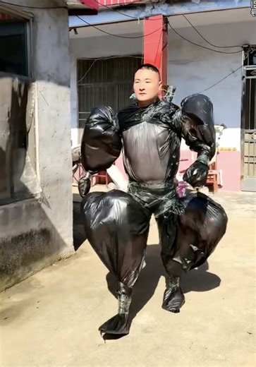 This creator recreates high-fashion runway looks using discarded materials, everyday objects, and pure imagination — with hilarious results. By mimicking poses, silhouettes, and styling from luxury fashion shows, he turns DIY chaos into spot-on parody. Which recreation wins for you? 🤣 #art #fashion #runway #funny #creative