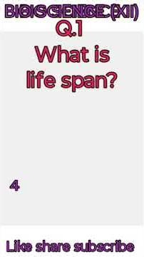 CLASS XII BIO SCIENCE Q 1