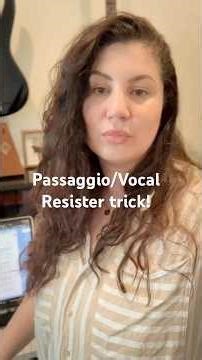 Passaggio Hack! Try this out and see if it helps! #learn #singingtips #singer #teach #vocaltips
