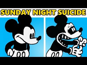 Friday Night Funkin' Vs Mouse.AVI | Sunday Night Suicide V2 All Songs - Cutscenes