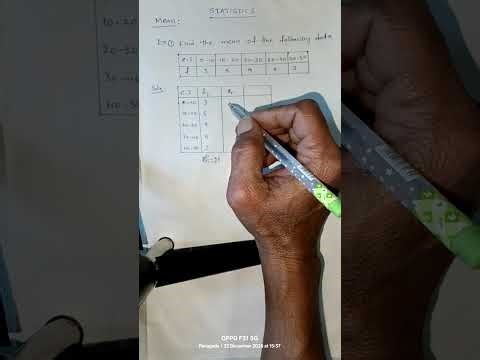#10th Maths, statistics sub topic is Mean problem solving by direct method #