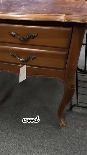 Refurbishing a thrifted end table - full makeover on my channel