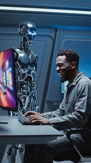 AI vs Human: The Ultimate Gaming Challenge 🎮🤖#comedy#explore #for #fun #funny #funnymemes #f #fun#ai