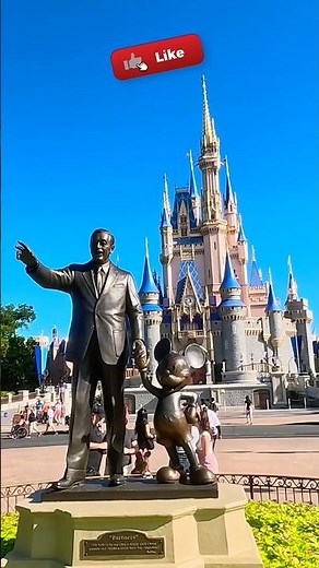 ❤️ Partners #disney #waltdisneyworld #statue #shorts #shortfeed #shortvideo #ytshorts #fyp #short