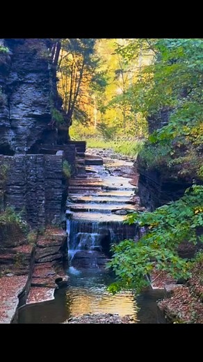 Robert H. Treman State Park features spectacular scenic views and natural features. This is an area of rustic beauty with craggy gorges and winding trails. #chasingwaterfalls #naturelovers #exploringupstate #ScenicViews | Kai EV