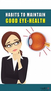 Habits to Maintain Good Eye-Health #health #eye #fitness #wellness | Health