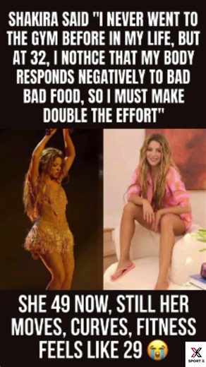 Shakira is 49 ! Her Fitness Secret Revealed! 🔥💃 #Shorts